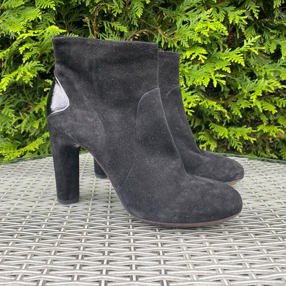 Roberto Del Carlo size 41 black suede ankle boots